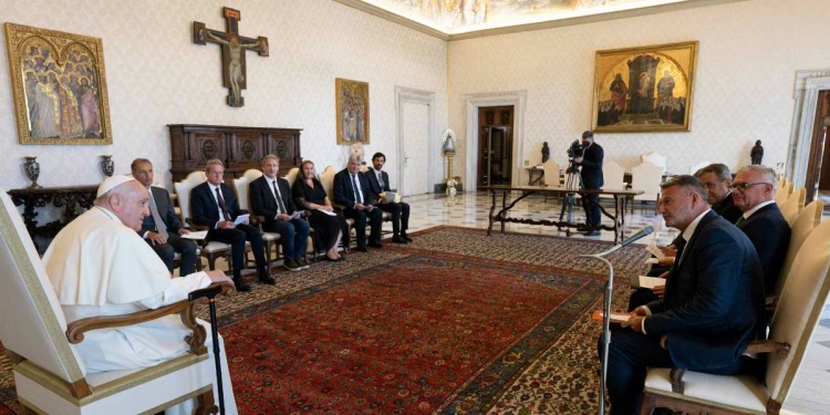 Papa Francesco, udienza in Vaticano