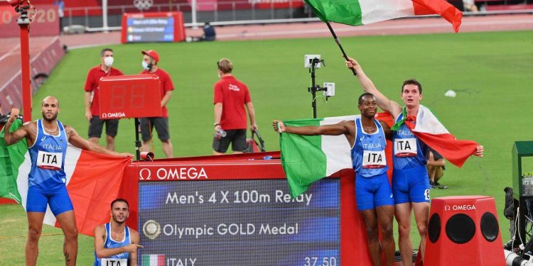 staffetta 4x100 Italia Tokyo