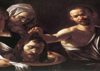 Salomè con la testa di Giovanni Battista - Caravaggio (Foto web)