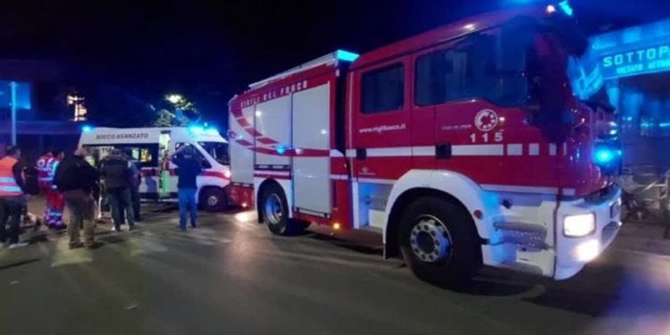 Incidente in treno a Bardizzo (screen Youtube)