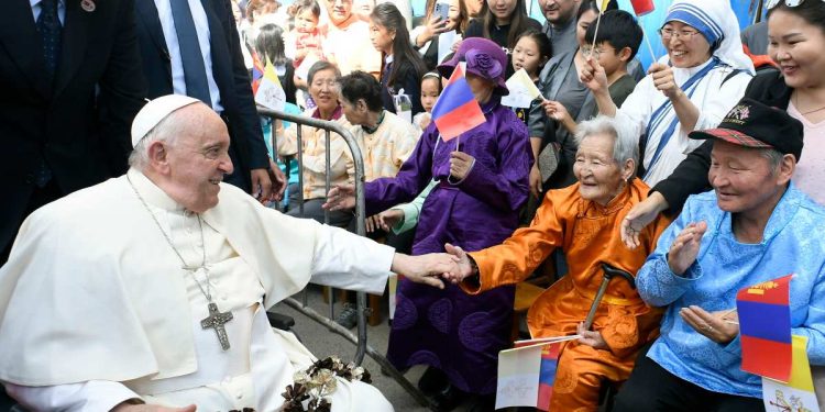 Papa Francesco in mongolia