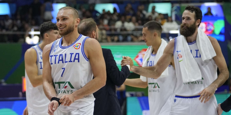 Diretta Italia Usa, quarti Mondiali basket 2023 (Foto LaPresse)