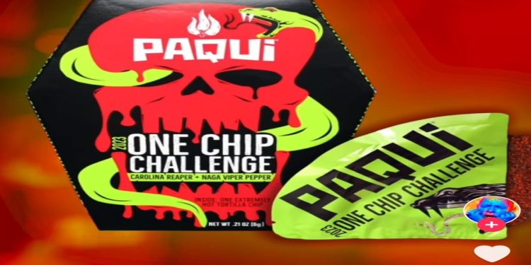 One chip challenge (Foto web: TikTok)