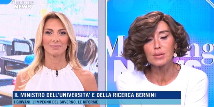 Ministra Bernini a Morning News