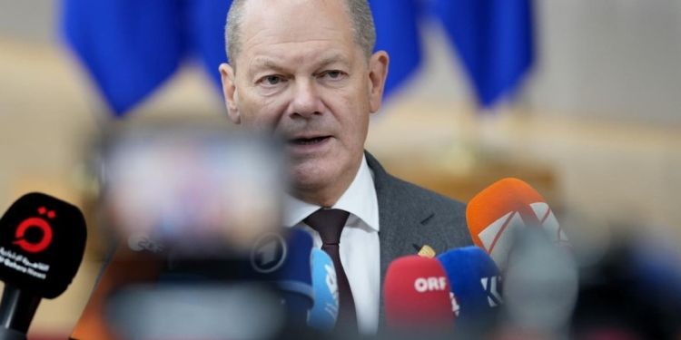 Il cancelliere tedesco Olaf Scholz (LaPresse)