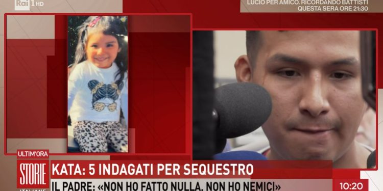 Scomparsa Kata, il papà a Storie Italiane