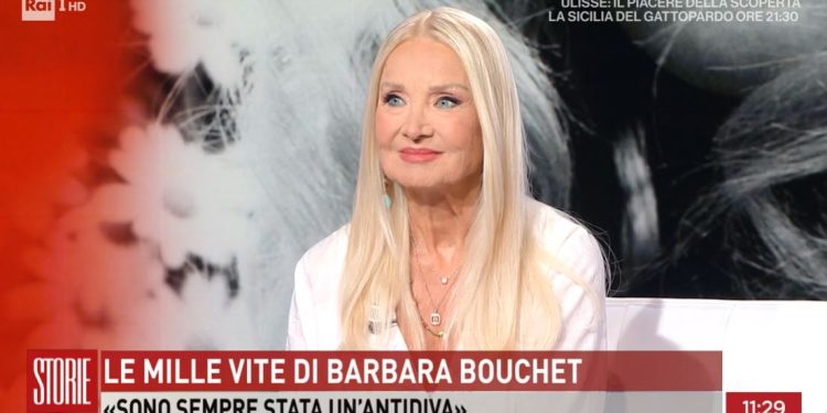 Barbara Bouchet a Storie Italiane