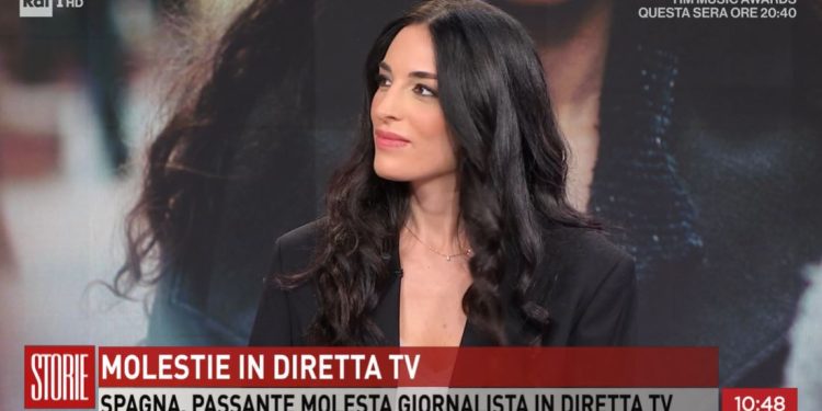 Greta Beccaglia a Storie Italiane