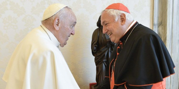 Card. Aveline con Papa Francesco