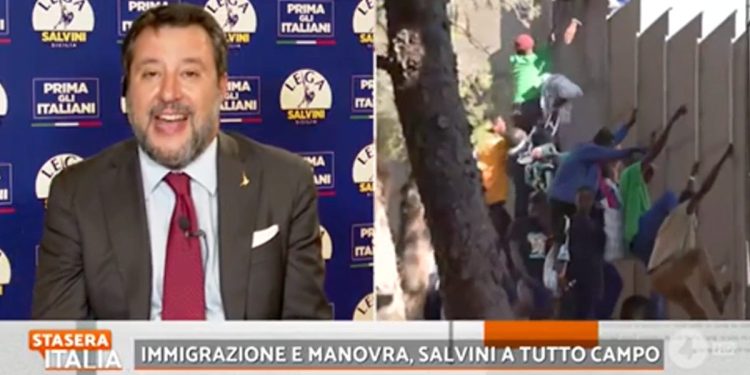 Salvini a Stasera Italia