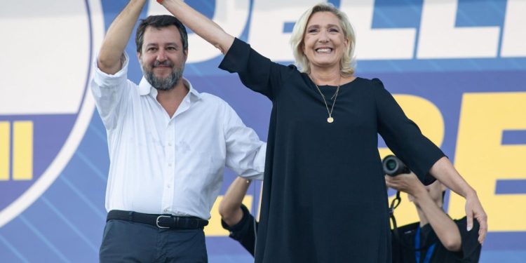 Salvini e Le Pen