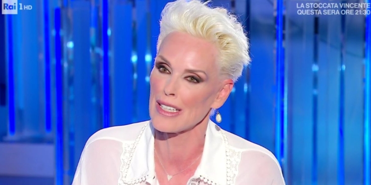 Brigitte Nielsen (Domenica In, Rai 1)