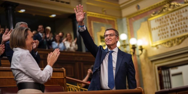 Spagna, Alberto Nunez Feijóo: leader del Partito popolare (Foto: 2023, LaPresse)