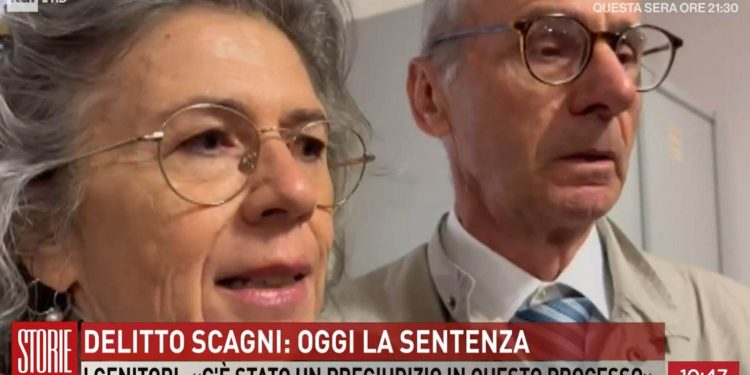 I genitori di Alice Scagni a Storie Italiane