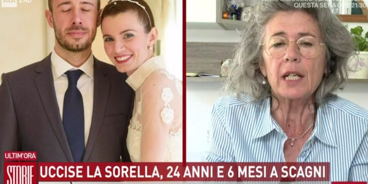 Alberto Scagni, la sorella Alice e la madre Antonella (Storie Italiane, Rai 1)