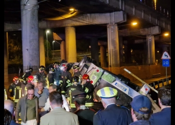 Incidente autobus a Mestre, screen da Youtube