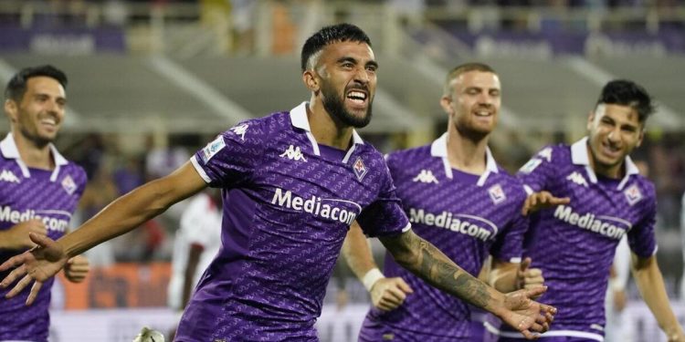 I giocatori della Fiorentina (Foto LaPresse)