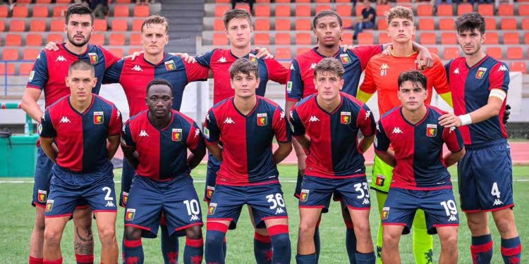 Una formazione del Genoa Primavera