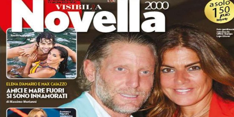 Lapo Elkann e la moglie Joana, foto da Novella 2000