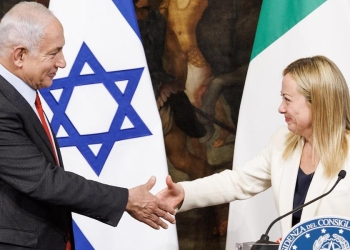 Netanyahu con Meloni