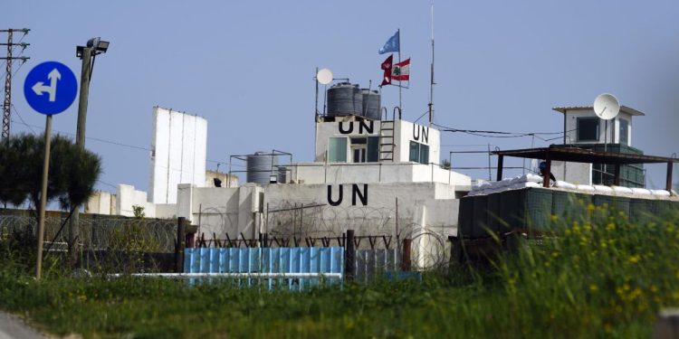 Vista generale di una base UNIFIL al confine libanese-israeliano (Foto: 2023, LaPresse)