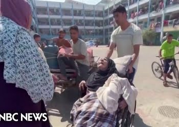 Ospedale Gaza bombardato, screen da Youtube