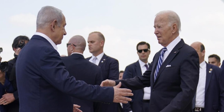 Benjamin Netanyahu incontra Joe Biden (LaPresse)