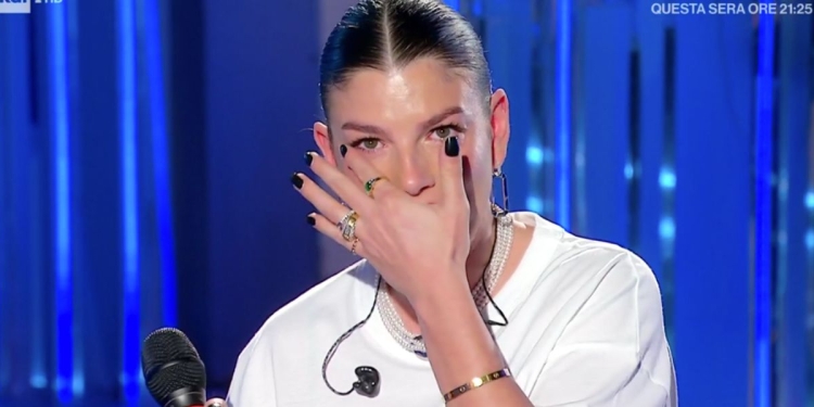 Emma Marrone ricorda il padre a Domenica In (Rai 1)