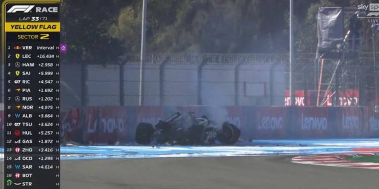 Incidente Magnussen nel Gp del Messico 2023 di F1