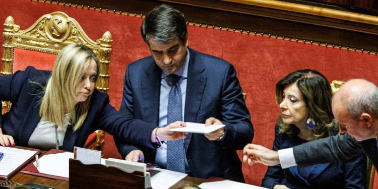 Governo Meloni al Senato