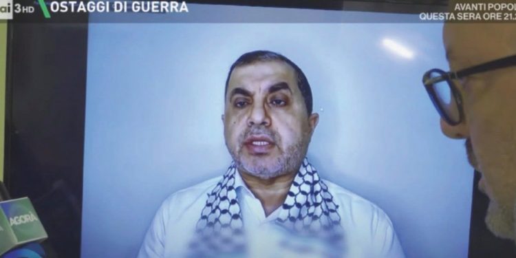 Basem Naim, uno dei leader di Hamas, ad Agorà