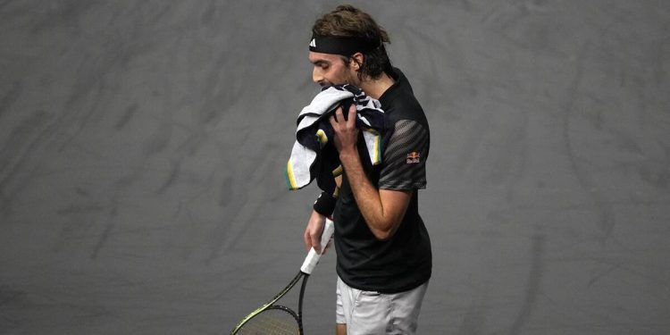 Diretta Atp Parigi-Bercy 2023: Stefanos Tsitsipas vola alle Atp Finals (Foto LaPresse)