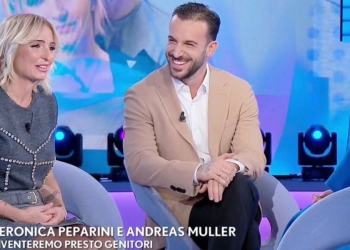 Veronica Peparini e Andreas Muller a Verissimo