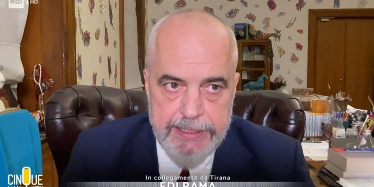 Edi Rama a Cinque Minuti