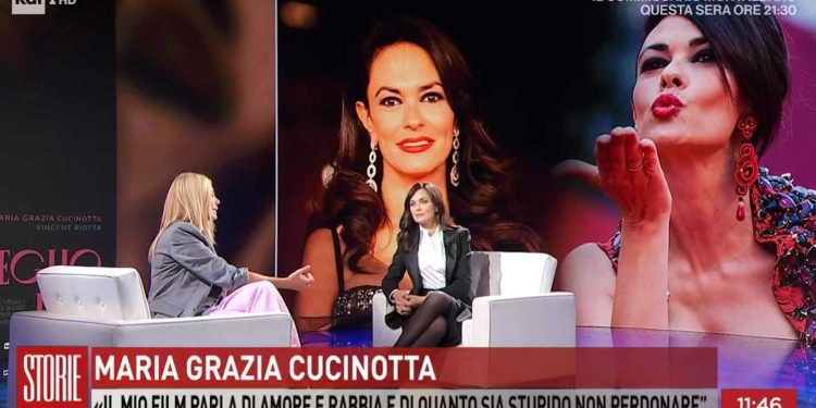 Maria Grazia Cucinotta a Storie Italiane