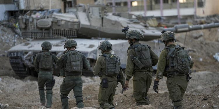 Esercito Israele dentro Gaza