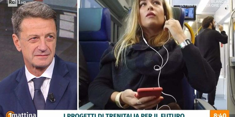 Luigi Corradi, ad Trenitalia, a Uno Mattina