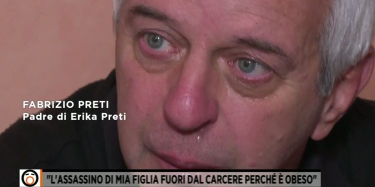 Tiziano, il padre di Erika Preti (Fuori dal Coro)