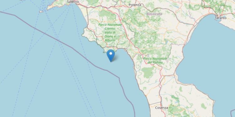 Terremoto Golfo di Policastro