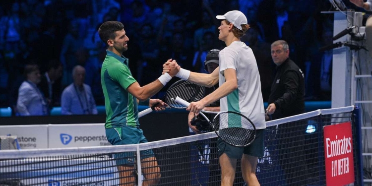 Diretta Sinner Djokovic, finale Atp Finals 2023 (Foto LaPresse)