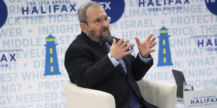 L'ex premier israeliano Ehud Barak (Foto: 2023, LaPresse)