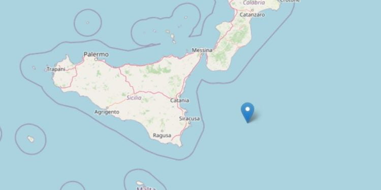 Terremoto mar Ionio (Ingv)