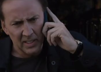 Nicholas Cage nel film in prima serata su Italia 1 (Screenshot)