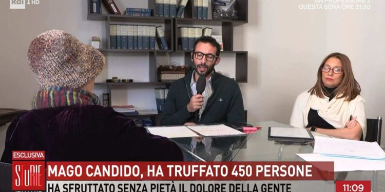 Il caso del Mago Candido a Storie Italiane