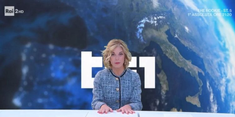 Sonia Sarno, conduttrice del Tg1 (Foto: Screenshot)