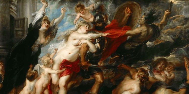 Rubens, "Conseguenze della guerra" (1638, particolare)