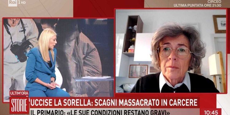 La mamma di Alberto Scagni a Storie Italiane