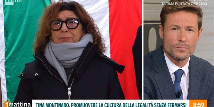 Tina Montinaro a Uno Mattina