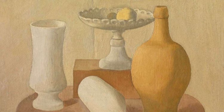 Giorgio Morandi, Natura morta (1920, particolare)