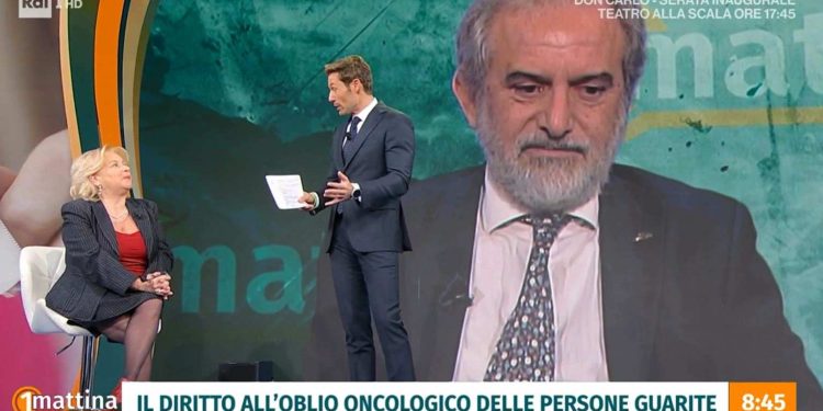 Si parla dell'oblio oncologico stamane a Uno Mattina